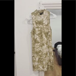 Tyedye fitted dress